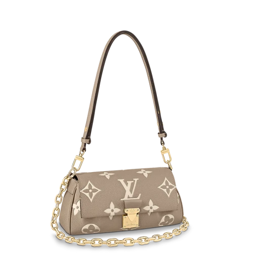 商品[国内直发] Louis Vuitton|LOUIS VUITTON 女士灰色/奶白色双色老花压纹粒面牛皮金扣金链单肩斜跨手提链条 M45836,价格¥34919,第1张图片详细描述