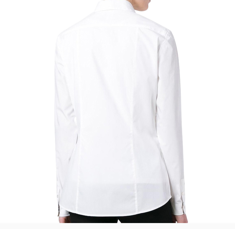 商品Burberry|Burberry 博柏利 白色纯棉女士衬衫 3968141,价格¥1200,第9张图片详细描述
