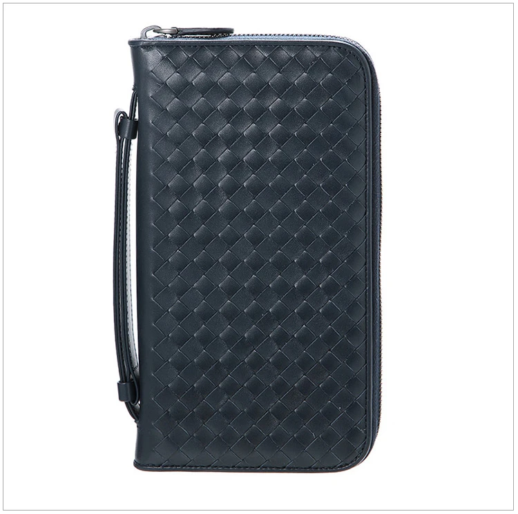商品[国内直发] Bottega Veneta|BOTTEGA VENETA 深蓝色男士手拿包 169730-V4651-4013,价格¥6205,第4张图片详细描述