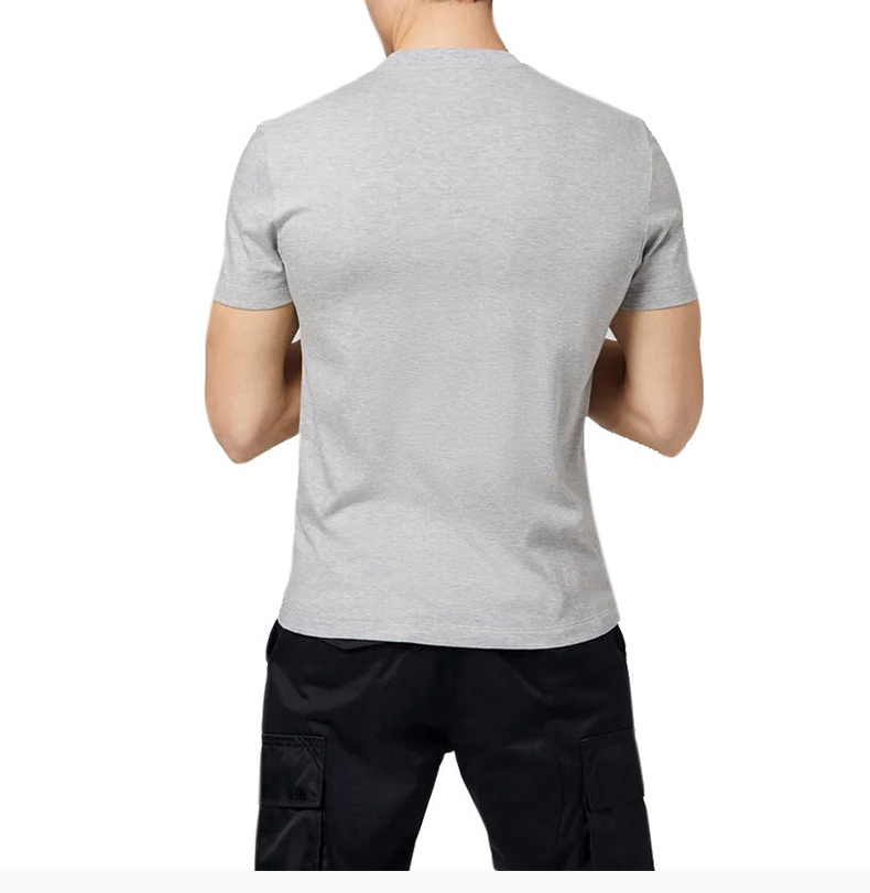 商品Versace|VERSACE 范思哲 男士灰色印花短袖T恤 A87381-A228806-A8026,价格¥1384,第9张图片详细描述