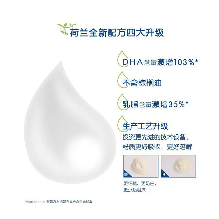 商品Hero baby|荷兰美素HeroBaby婴幼儿配方奶粉白金版4段（2岁以上）700g/罐 新旧版本随机发（保税仓发货）（预售3个工作日内发货）,价格¥271,第2张图片详细描述