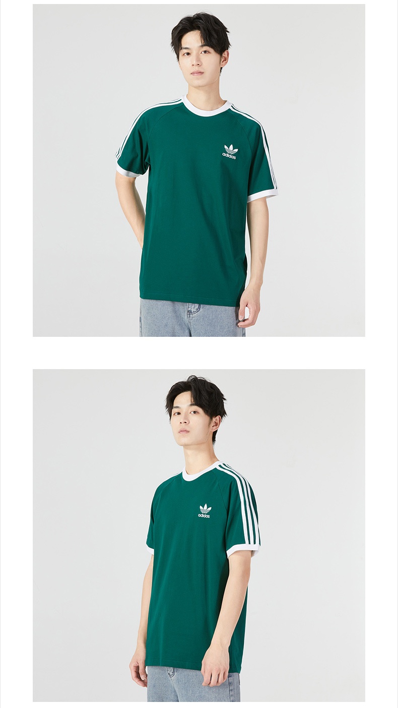 商品[国内直发] Adidas|3-STRIPES TEE男士运动休闲短袖T恤,价格¥201,第2张图片详细描述