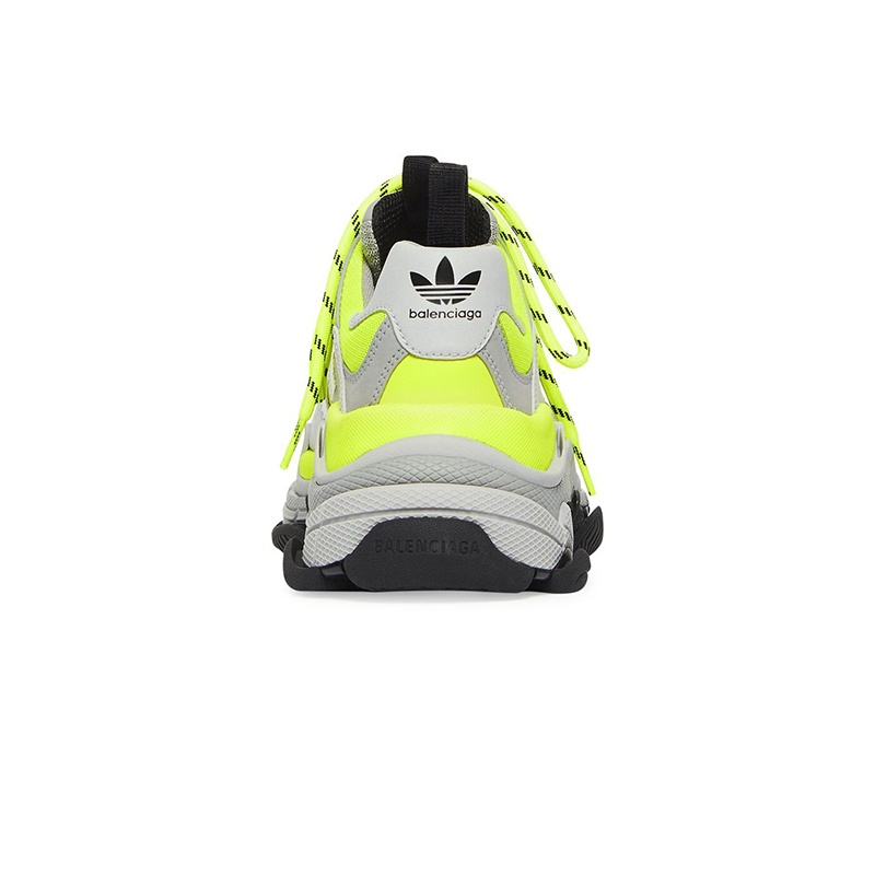 商品Balenciaga|巴黎世家23新款 TRIPLE S男荧光黄聚酯运动鞋,价格¥7894,第5张图片详细描述