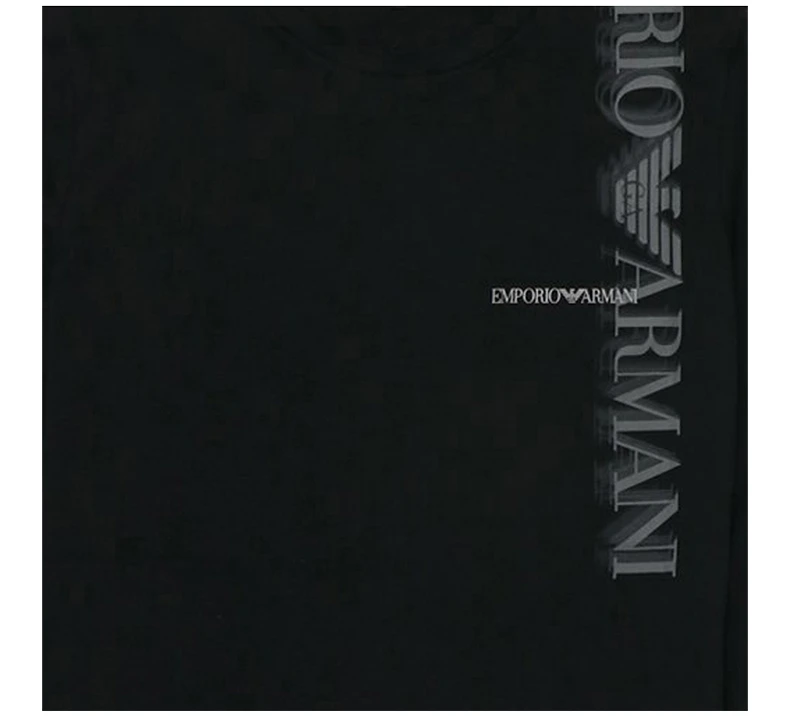商品Emporio Armani|EMPORIO ARMANI 黑色男士T恤 P1T22J-P1Q4J-999,价格¥735,第8张图片详细描述