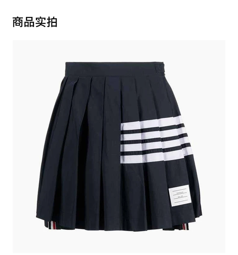 商品[国内直发] Thom Browne|THOM BROWNE 海军蓝色女士半裙 FJK057A-07863-415,价格¥6346,第4张图片详细描述