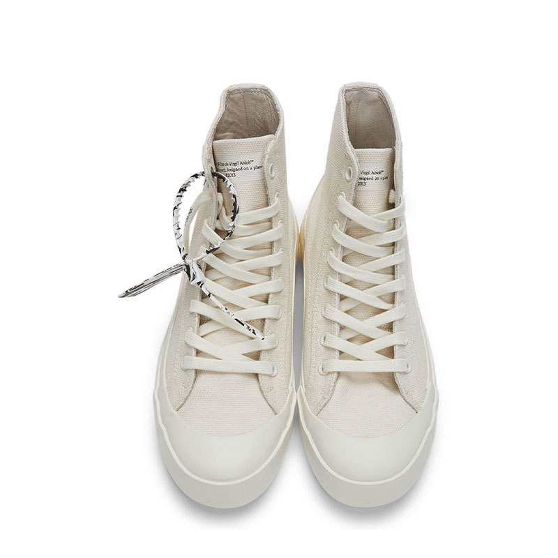 商品Off-White|高帮徽标男士帆布鞋OMIA226F21FAB001-（澳门仓发货）,价格¥2375,第9张图片详细描述