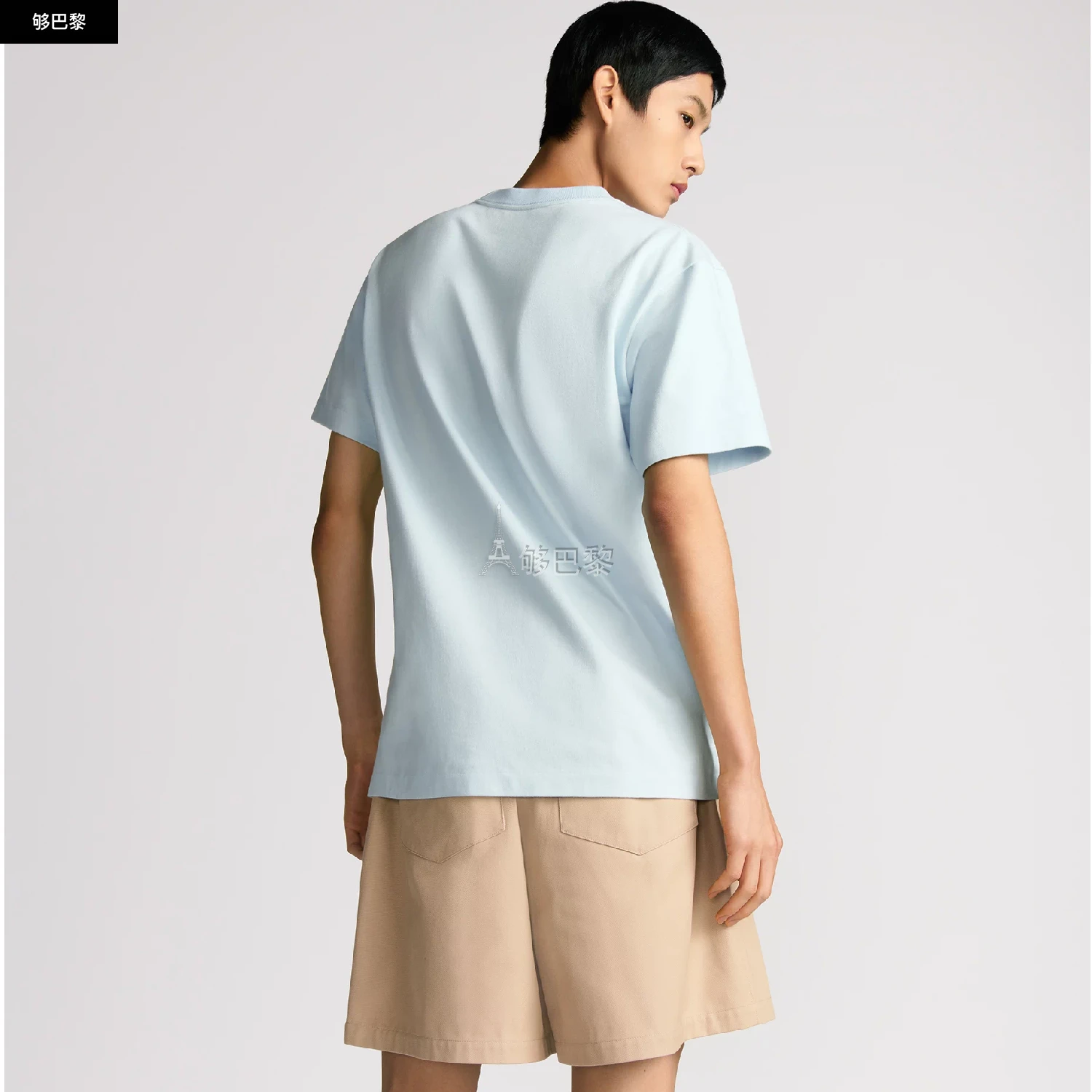 商品Dior|【预售】 迪奥 25春夏 男士 短袖T恤 DIOR AND HYLTON NEL 宽松��版型 T 恤 583J696C0554_C585 ,价格¥7170,第6张图片详细描述