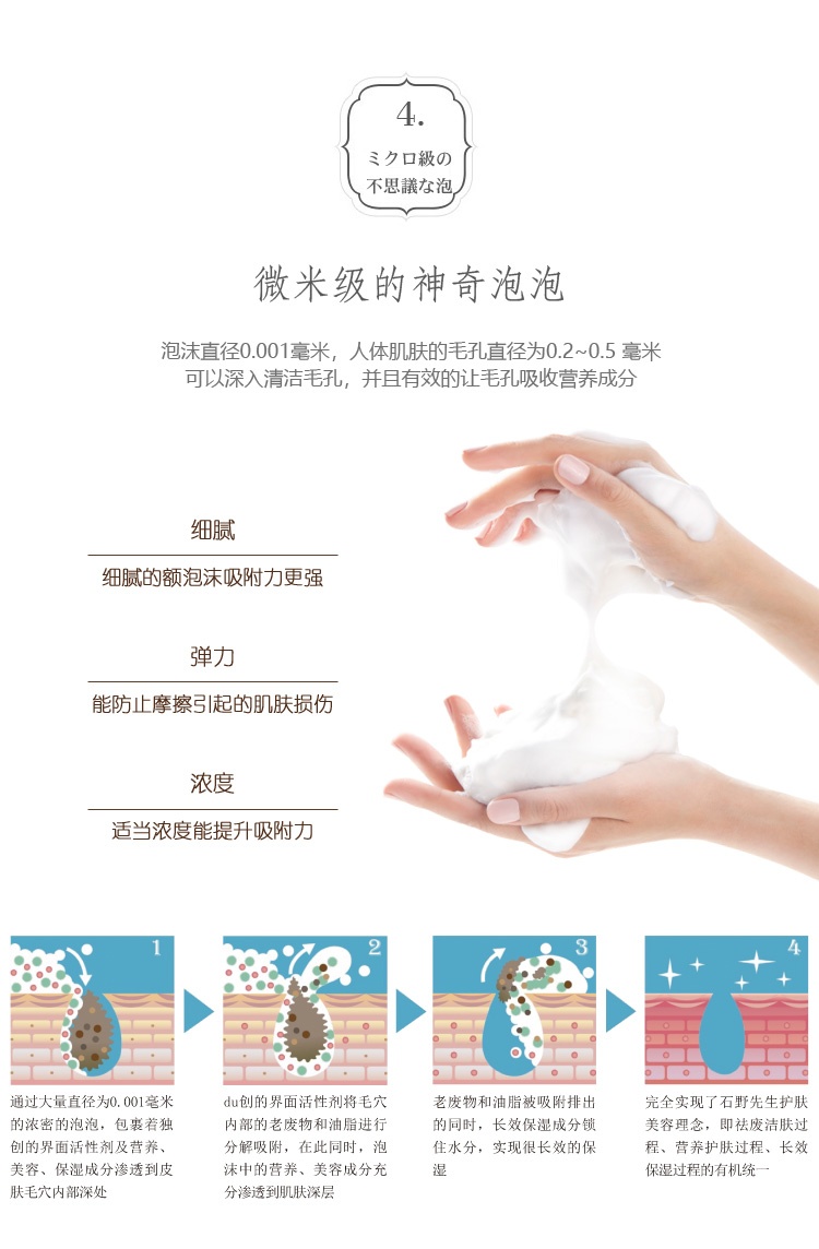 商品[国内直发] Eiichi Ishino|EI洢嫒日本进口纯子皂洗脸洁面天然手工皂深层清洁去黑头抗初老,价格¥119,第4张图片详细描述