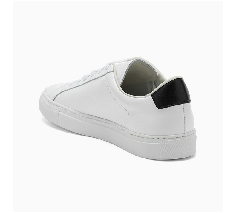 商品[国内直发] Common Projects|COMMON PROJECTS 男士白色黑尾皮革休闲运动鞋 2311-0547,价格¥1413,第7张图片详细描述