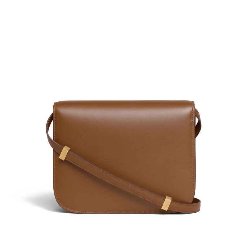 商品Celine|CELINE/赛琳  经典款BOX女士中号牛皮金扣单肩手拿包 ,价格¥26638,第8张图片详细描述