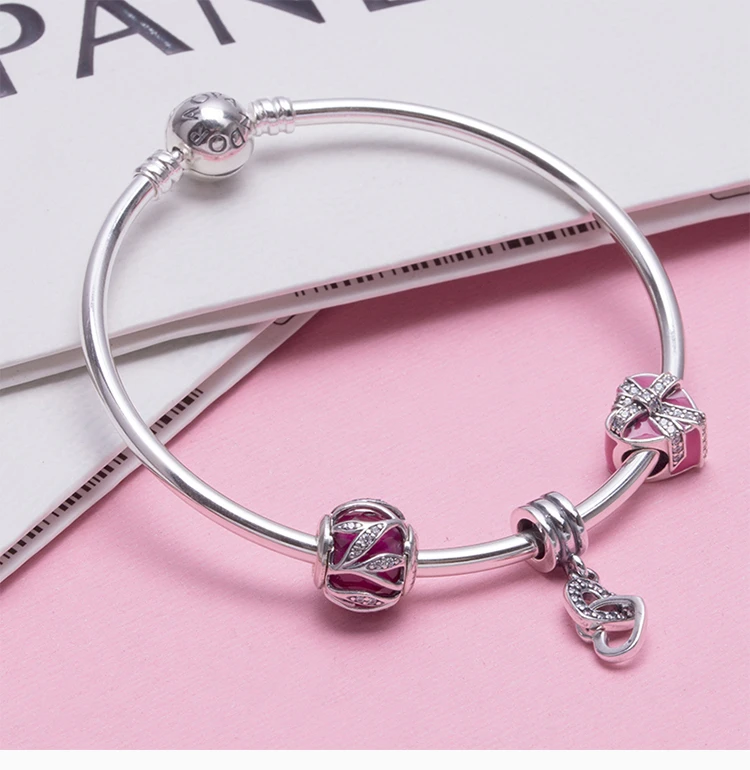 商品[国内直发] PANDORA|PANDORA 红色女士手镯 PAND00086,价格¥565,第5张图片详细描述