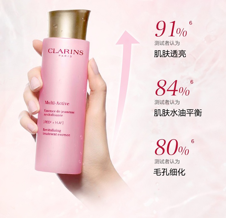 商品Clarins|Clarins娇韵诗组合套装 双萃精华50ml+青春赋活精华水200ml,价格¥934,第4张图片详细描述