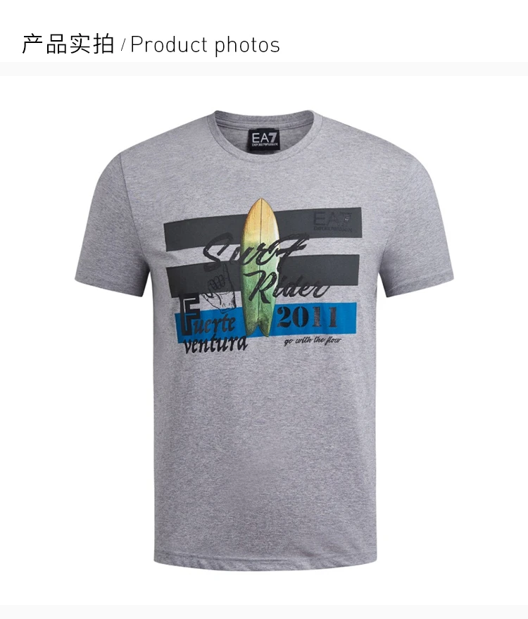 商品[国内直发] Emporio Armani|Emporio Armani 安普里奥 阿玛尼 男装短体恤 3GPT15-PJT7Z-3905,价格¥555,第4张图片详细描述