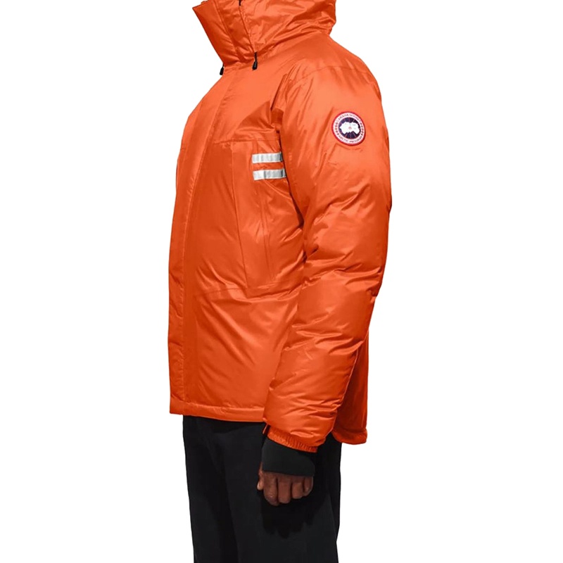 商品Canada Goose|CANADA GOOSE/加拿大鹅 经典款 Mountaineer系列 男士橙色防水面料派克大衣羽绒服,价格¥3647,第4张图片详细描述