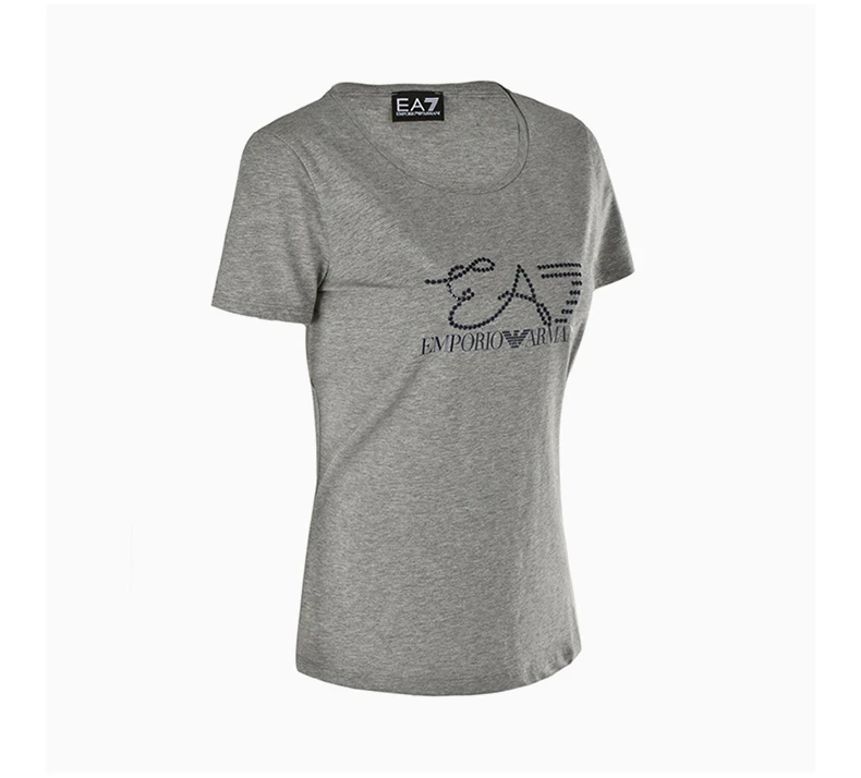 商品Emporio Armani|EMPORIO ARMANI 灰色女士T恤 3GTT06-J29Z-3905,价格¥434,第5张图片详细描述