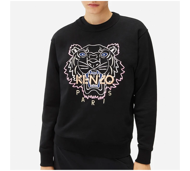 商品Kenzo|KENZO 女士黑色棉质卫衣 FC52SW8244XH-99,价格¥2192,第3张图片详细描述