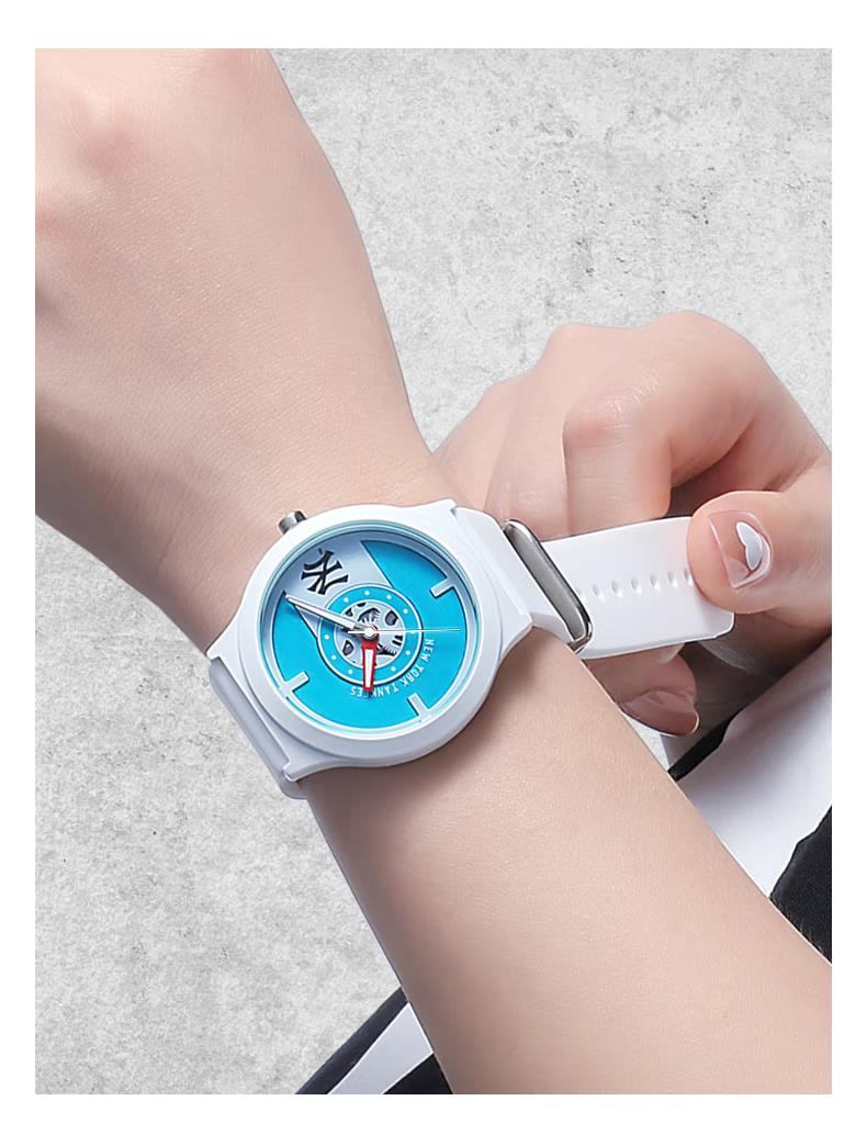 商品[国内直发] MLB|男女学生运动表时尚潮流女表个性男表NY604,价格¥385,第8张图片详细描述