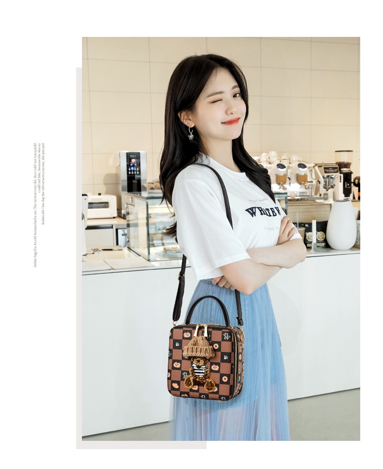 商品[国内直发] GLENVINTEN|格岚云顿夏季新款2022小众高级质感精致小方包网红同款可爱洋气手提斜挎包,价格¥155,第2张图片详细描述