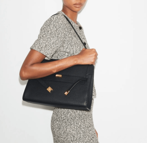 商品Tory Burch|汤丽柏琦Lee Radziwill 大号肩背包牛皮女包（香港仓发货）,价格¥8190,第11张图片详细描述