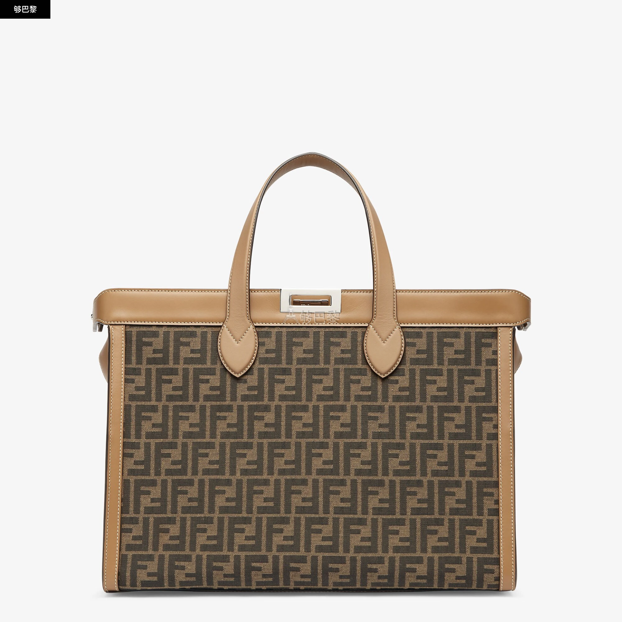 商品Fendi|【预售】 芬迪 25春夏 男士 手提包 Peekaboo ISeeU Forty8 7VA566ALIEF1HRM ,价格¥33326,第4张图片详细描述