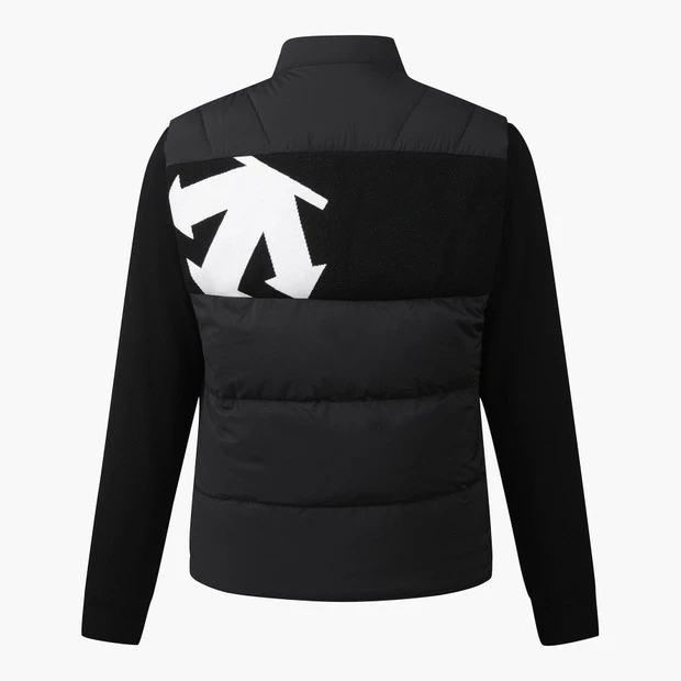 商品【预售商品15天发货】 DESCENTE|GOLF男士混合针织羽绒外套适合户外运动 DP42MFKOO1-BLKG,价格¥2664,第12张图片详细描述