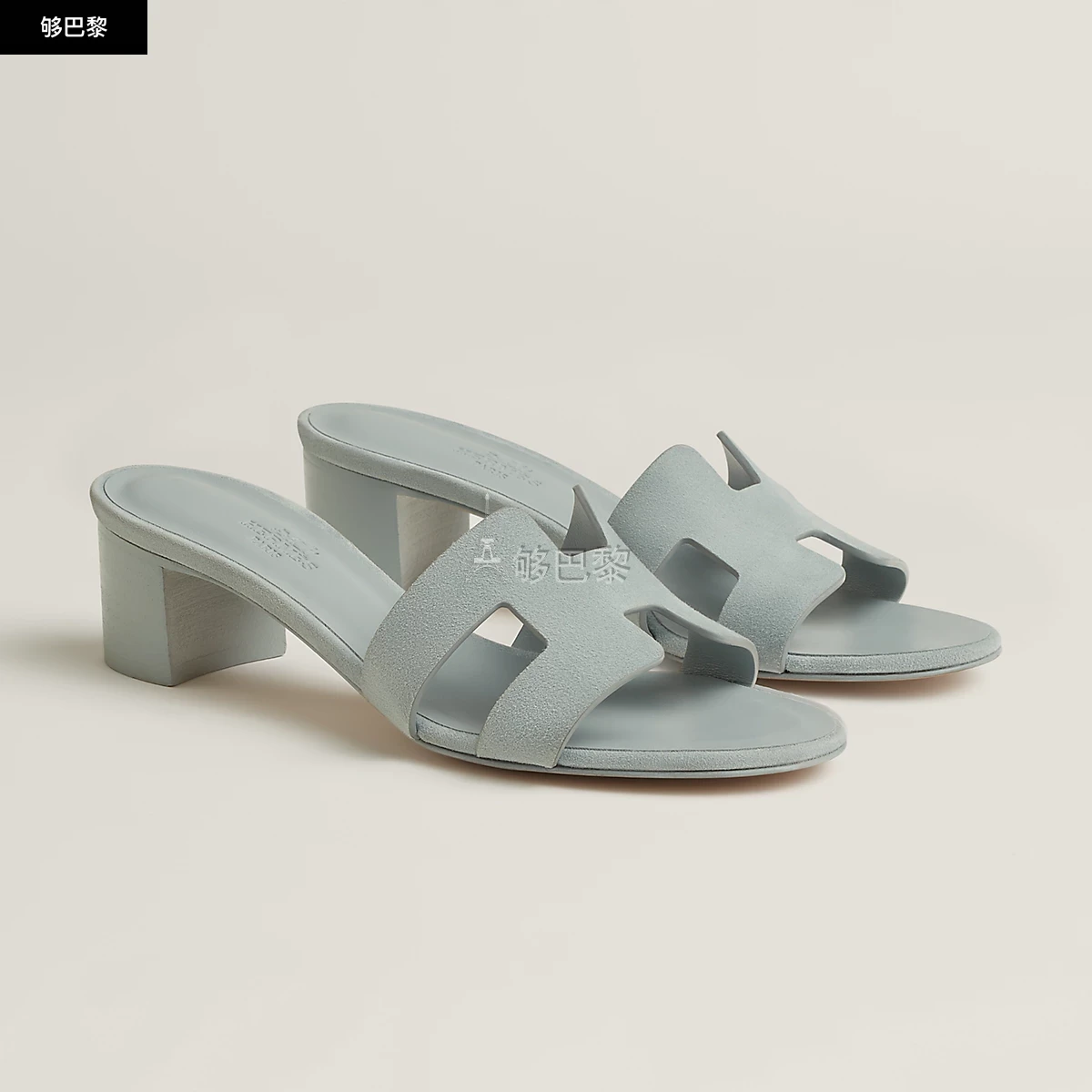 商品Hermes|【预售】 爱马仕 25春夏 女士 拖鞋 Sandales Oasis H221257Z GN ,价格¥7055,第3张图片详细描述