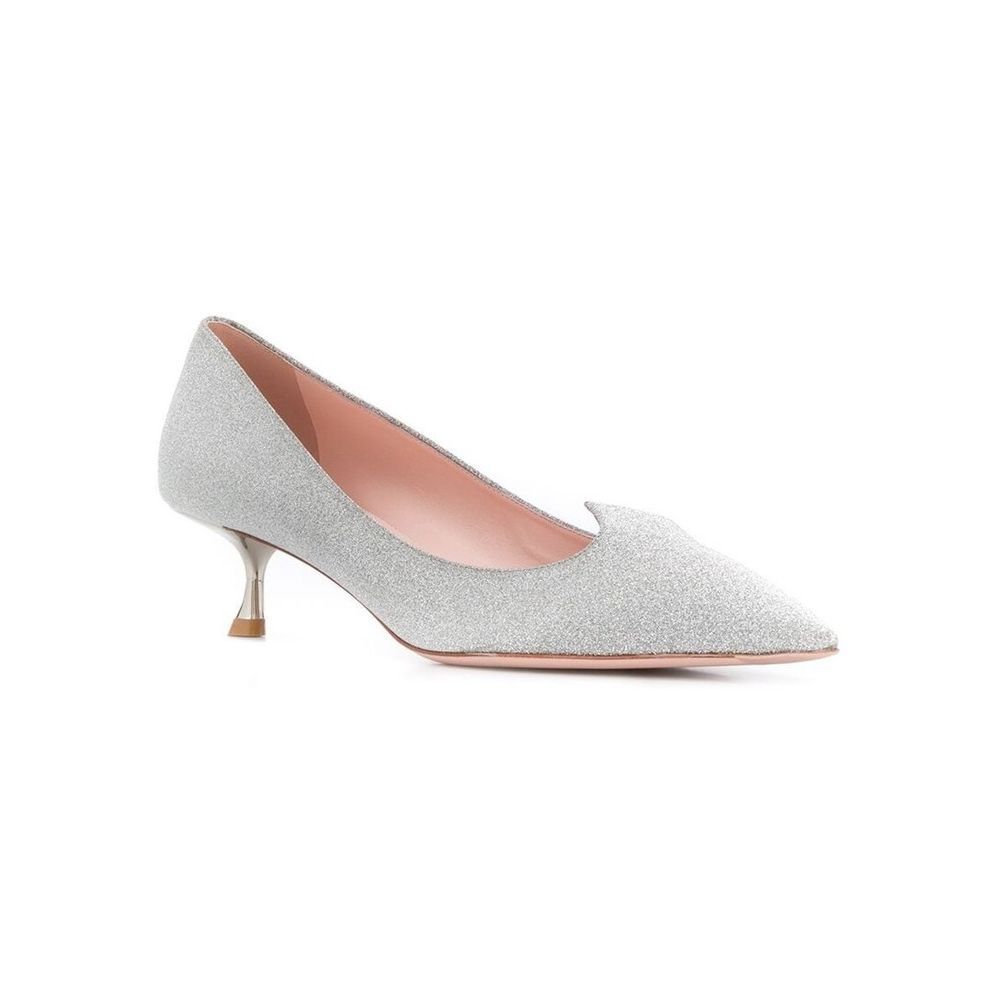 商品Roger Vivier|ROGER VIVIER 女士银色亮面高跟鞋 RVW54324540-J01-B200,价格¥4677,第6张图片详细描述