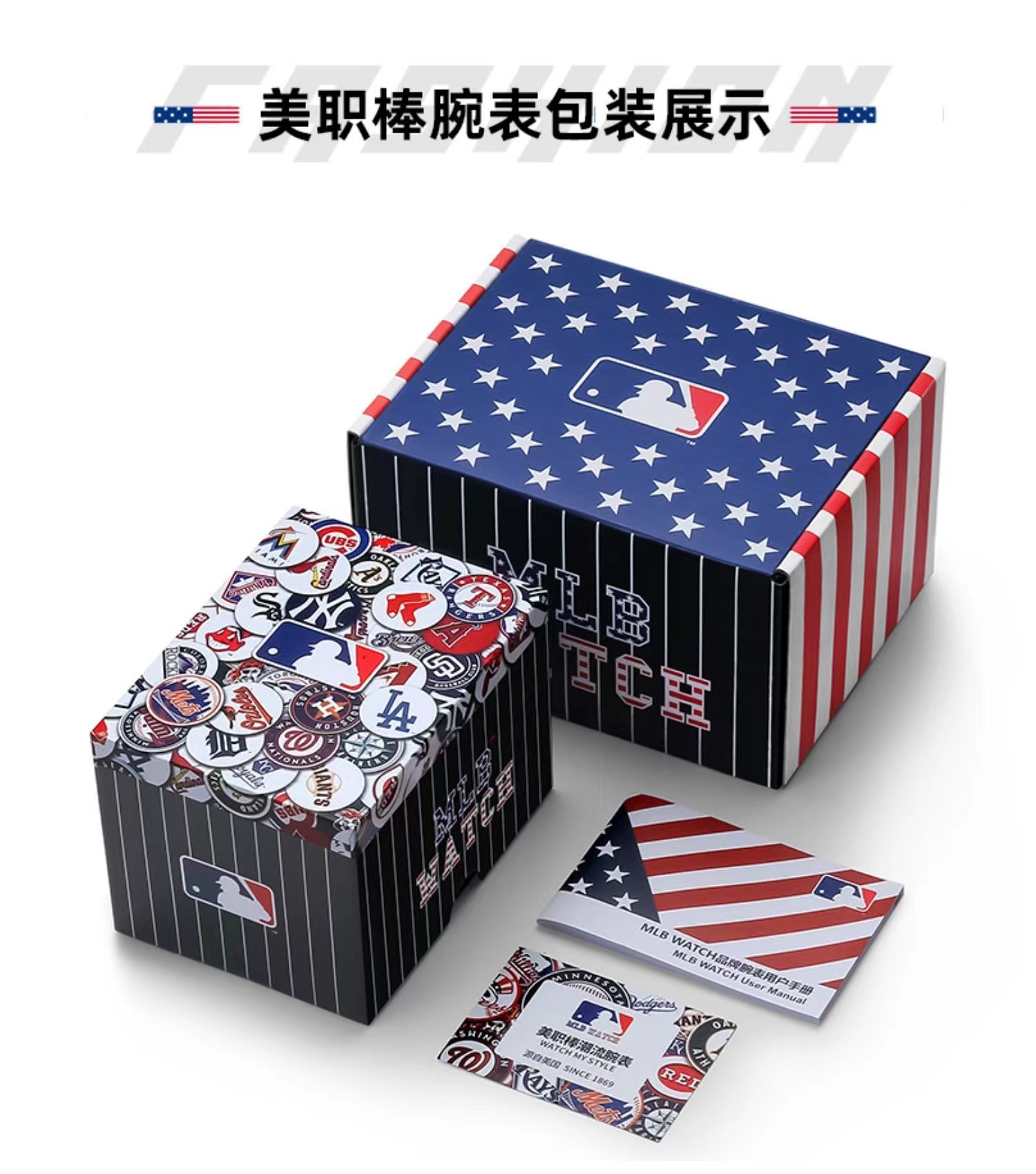 商品[国内直发] MLB|机械手表男 欧美潮流防水腕表 MLB-TP018-1,价格¥680,第8张图片详细描述
