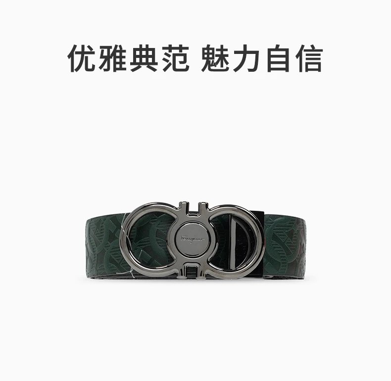 商品Salvatore Ferragamo|SALVATORE FERRAGAMO 男士腰带 670041-744258【包装随机，部分无包装盒】,价格¥2163,第1张图片详细描述
