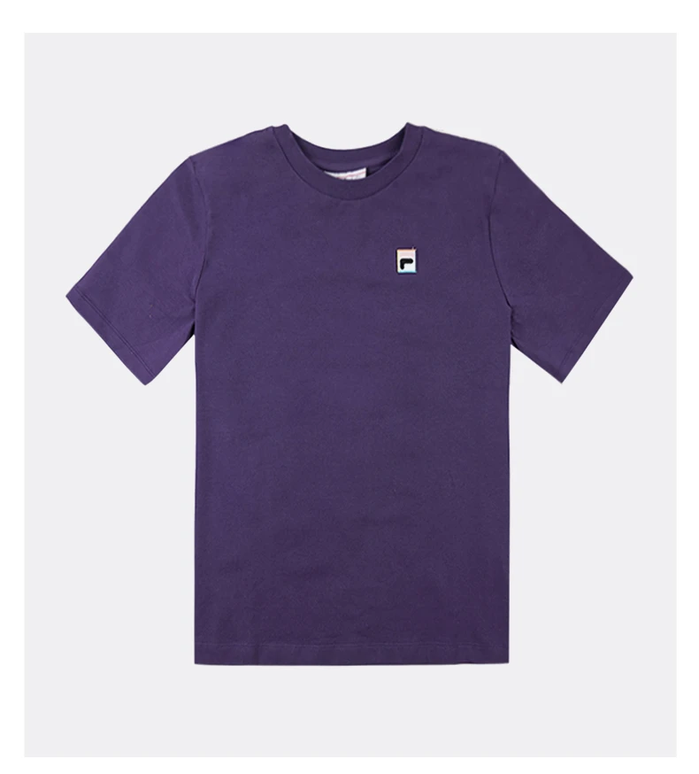商品[国内直发] Fila|FILA 紫色女士T恤 1383812-GOTHIC-GRAPE,价格¥104,第1张图片详细描述