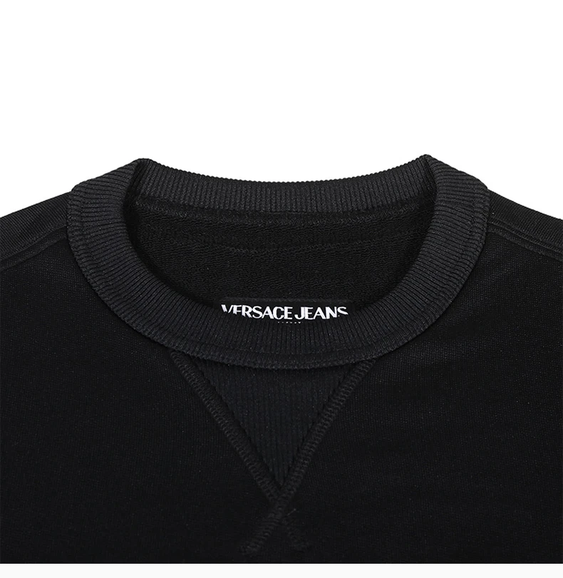商品Versace|VERSACE JEANS 女士黑色长袖卫衣运动衫 B6HVB70G-30325-899,价格¥1532,第5张图片详细描述