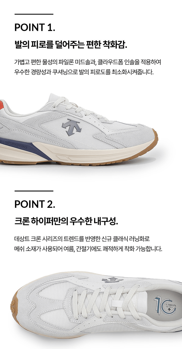 商品【预售商品15天发货】 DESCENTE|【Brilliant|包邮包税】中性黑灰超轻网面运动鞋SP323LCR79-BLK0,价格¥755,第3张图片详细描述