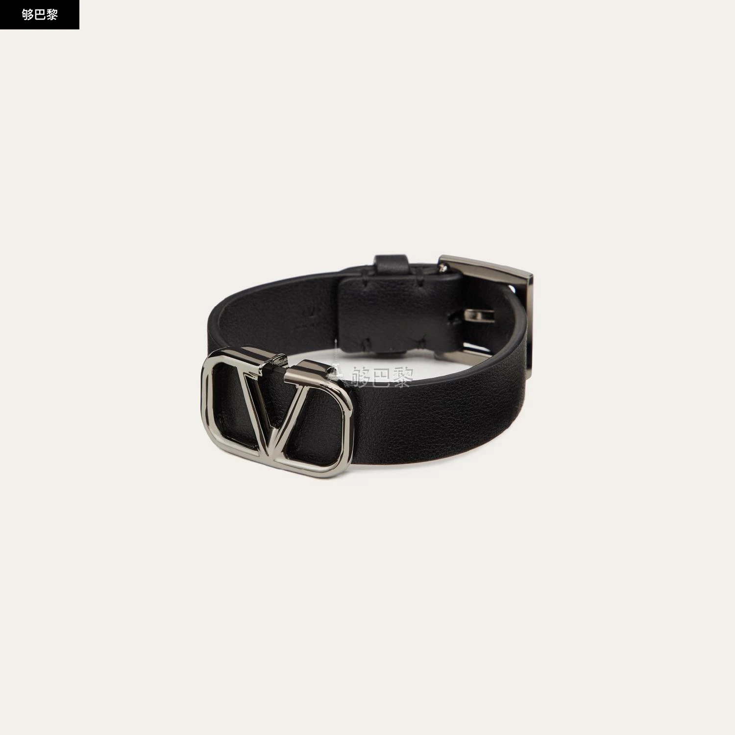 商品Valentino|【预售】 华伦天奴 25春夏 男士 手链 BRACELET VLOGO SIGNATURE EN CUIR 3Y2J0L95VP4_0NO ,价格¥2952,第5张图片详细描述