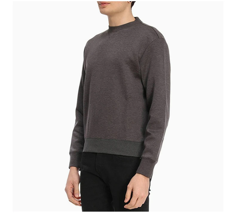 商品Prada|PRADA 男士深灰色棉质圆领卫衣 UJL988-1MOA-F0480,价格¥3385,第5张图片详细描述