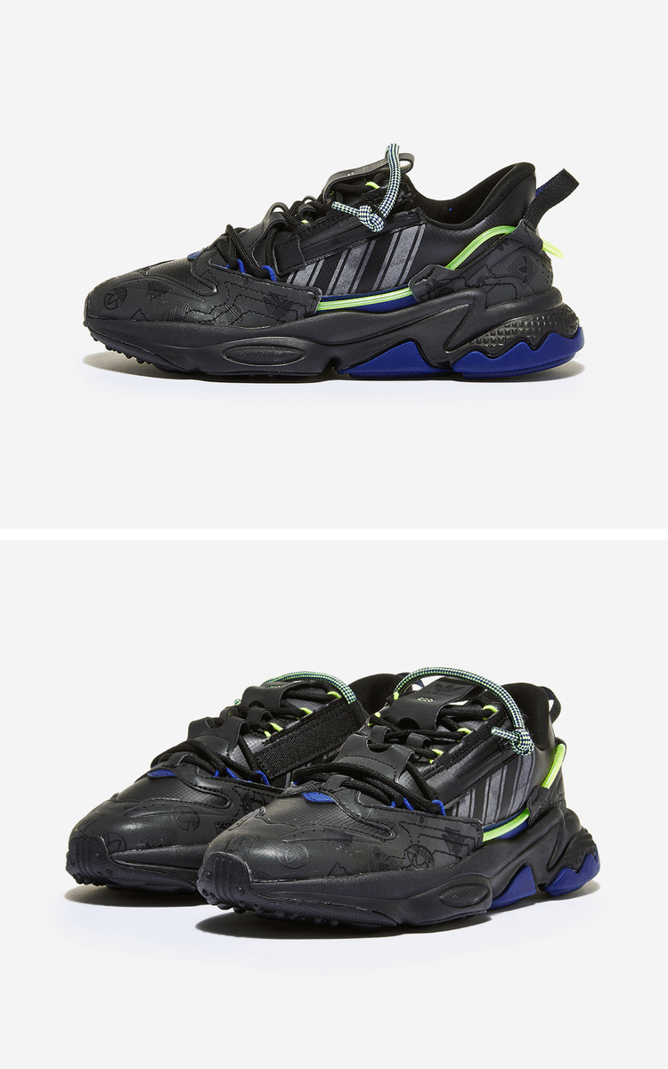 商品Adidas|【Brilliant|包邮包税】阿迪达斯 OZWEEGO ZIP 男生  运动鞋 SNEAKERS  GW5823 CBLACK/CBLACK/VICBLU,价格¥395,第2张图片详细描述