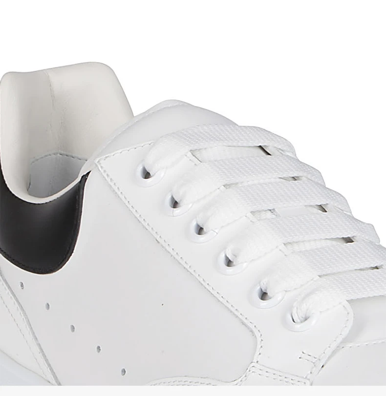 商品Alexander McQueen|ALEXANDER MCQUEEN 亚历山大·麦昆 男士白色皮质运动鞋 634619-WHZ97-9061,价格¥2983,第7张图片详细描述