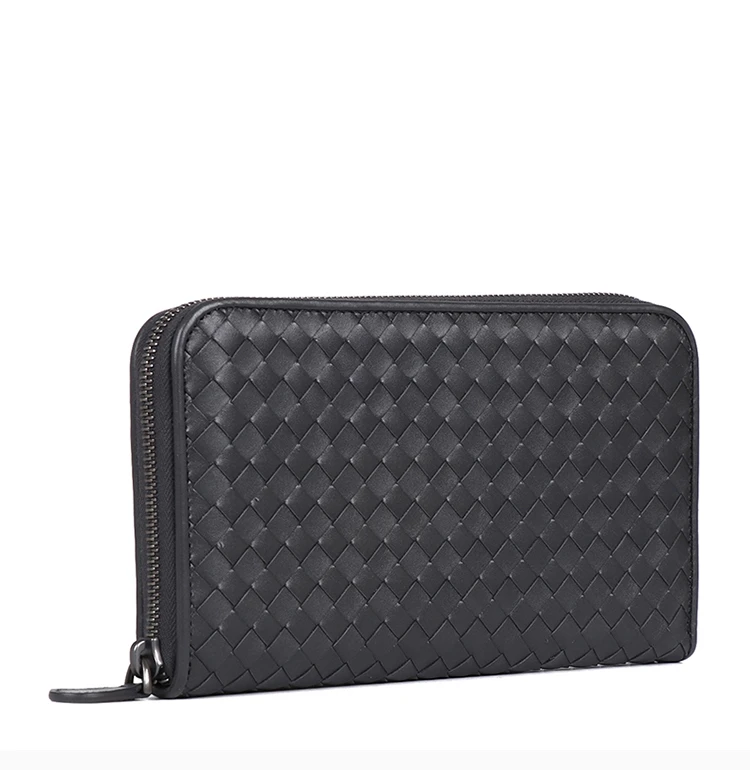 商品[国内直发] Bottega Veneta|BOTTEGA VENETA 黑色男士长款钱夹 311263-V4651-2015,价格¥6672,第5张图片详细描述