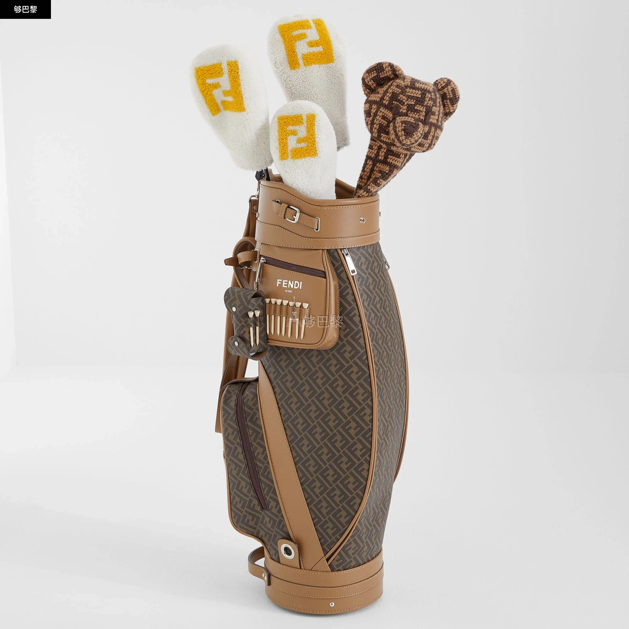 商品Fendi|【预售】 芬迪 24秋冬 男士 家居用品 FF Golf Club Headcovers Set 7AL029APDYF1MML,价格¥17448,第6张图片详细描述