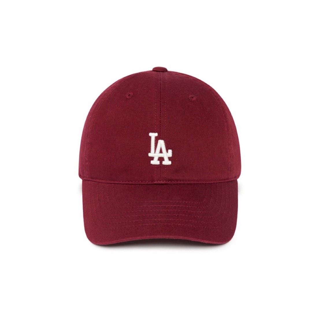 商品MLB|【享贝家】MLB 经典徽标刺绣鸭舌帽棒球帽 男女同款 酒红色 3ACP7701N-07WIS,价格¥149,第5张图片详细描述