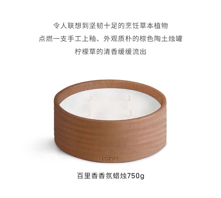 商品Loewe|罗意威户外蜡烛系列香薰蜡烛750g,价格¥1853,第10张图片详细描述