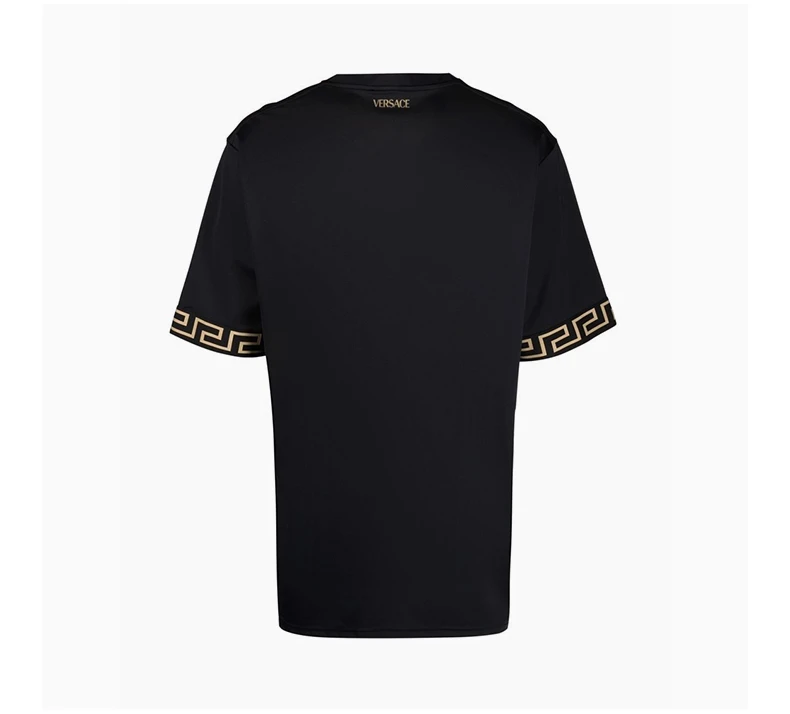 商品Versace|VERSACE 黑色男士T恤 1004079-A232185-A80G,价格¥1295,第4张图片详细描述