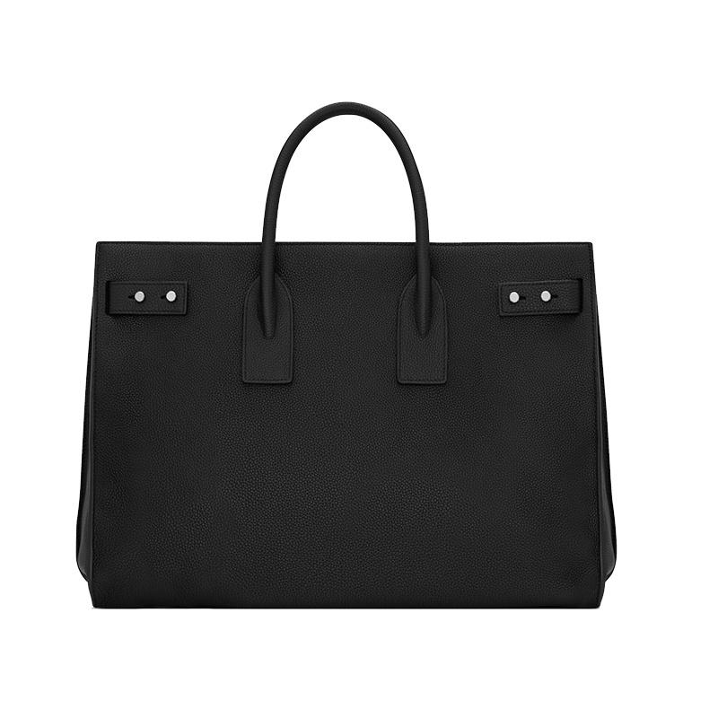 商品Yves Saint Laurent|SAINT LAURENT PARIS/圣罗兰 新款THIN LARGE 男士黑色粒纹面皮革大号日常手提包 631526DTI0E1000,价格¥22930,第3张图片详细描述