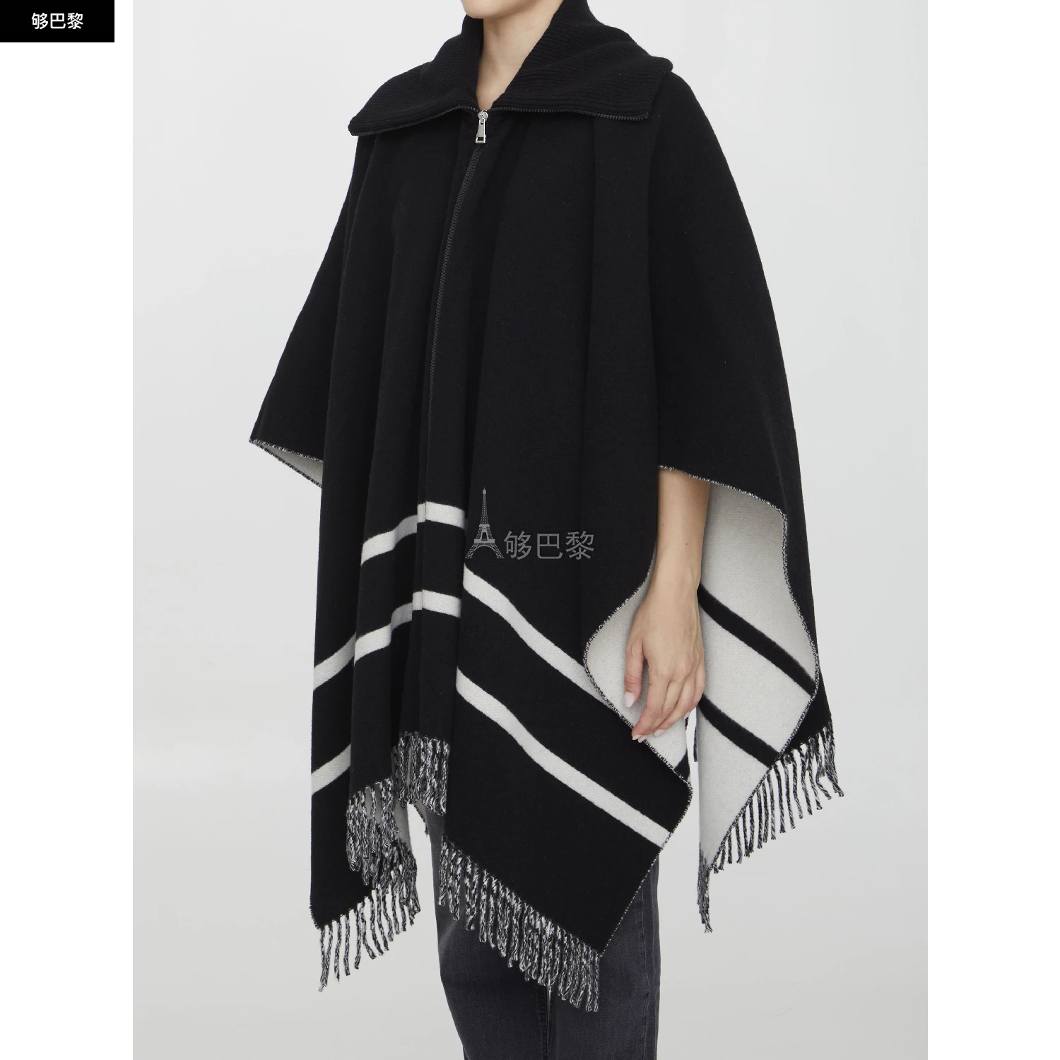 商品Moncler|【特惠9.7折】【预售】 2023秋冬 女士 大衣 斗篷 2194000  3G000040U226999 ,价格¥9093,第5张图片详细描述