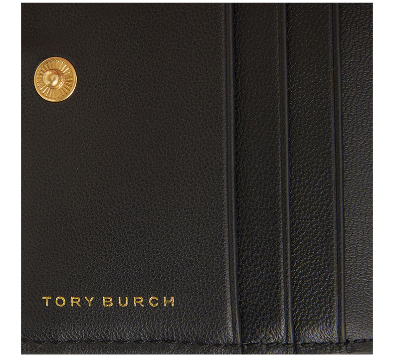 商品Tory Burch|TORY BURCH 黑色女士零钱包 90344-001,价格¥1472,第10张图片详细描述