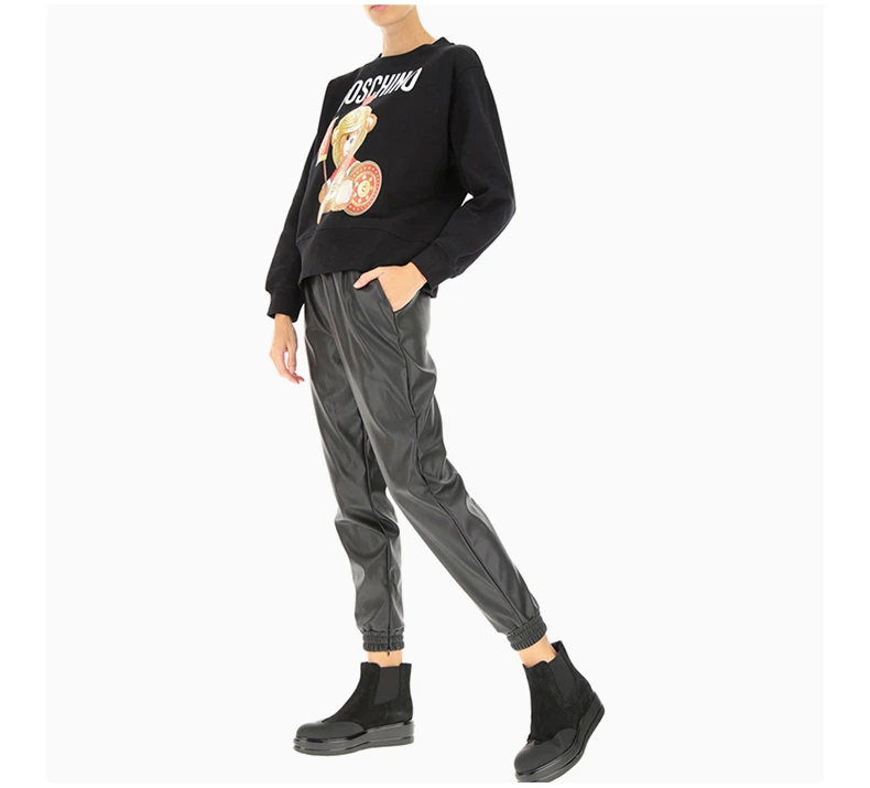 商品[国内直发] Moschino|MOSCHINO 黑色女士卫衣/帽衫 V1702-5527-2555,价格¥3258,第7张图片详细描述