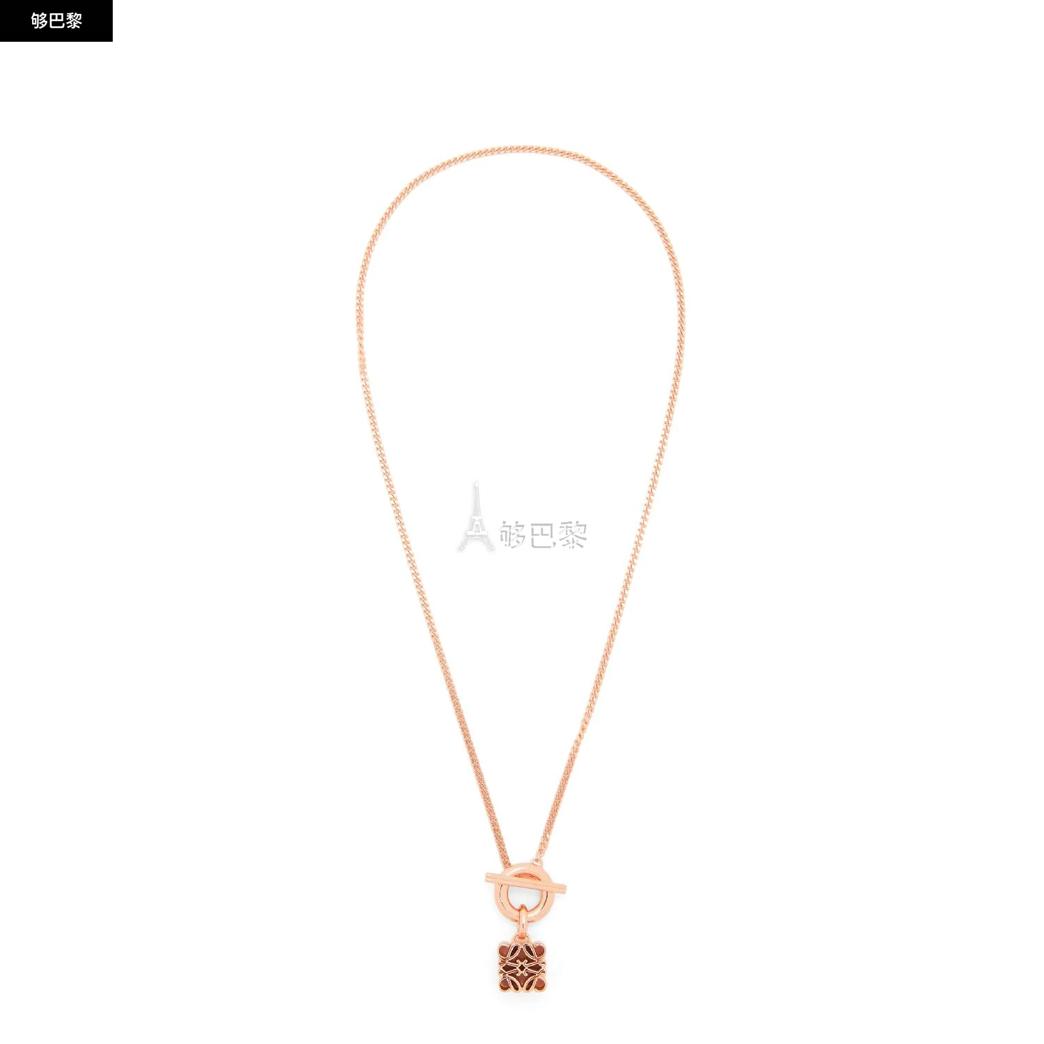 商品Loewe|【预售】 罗意威 25春夏 女士 吊坠 银质 Anagram 挂坠 J821241X23-9500 ,价格¥5615,第3张图片详细描述