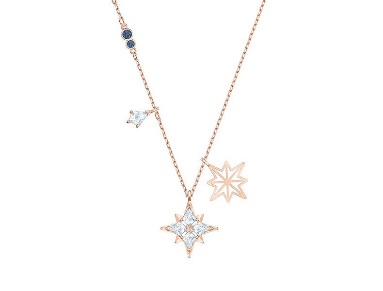 商品Swarovski|SWAROVSKI 施华洛世奇 浪漫星星造型 项链 精巧别致 镀玫瑰金色 5494352,价格¥582,第4张图片详细描述