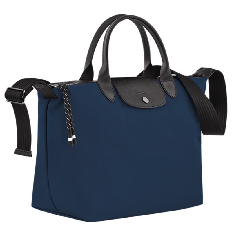 商品Longchamp|【现货】珑骧 男士蓝色再生聚酰胺帆布大号手提包 L1515HSR006,价格¥2528,第3张图片详细描述