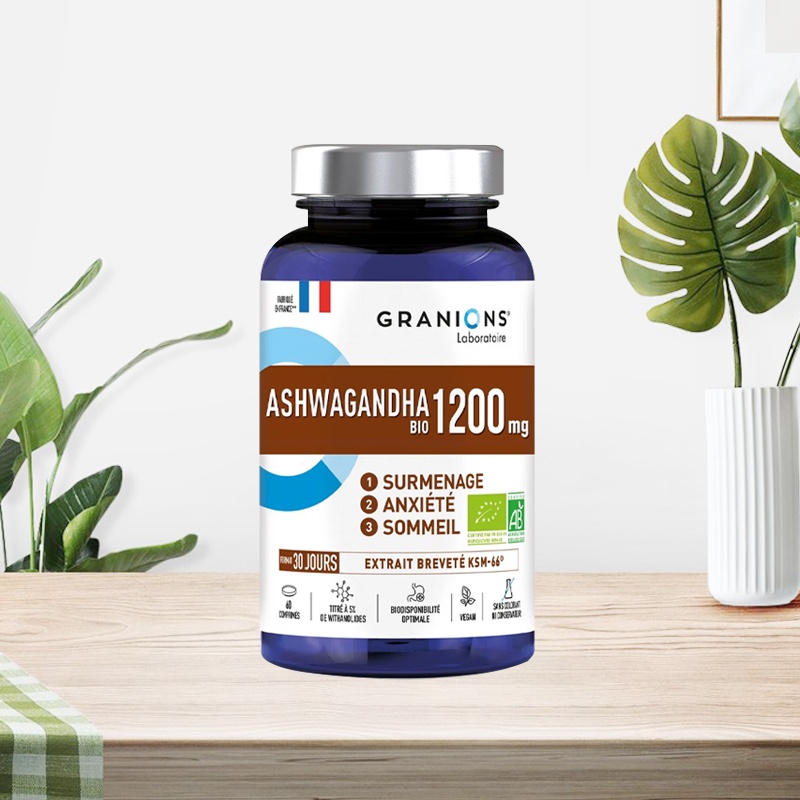 商品Granions|格兰宁有机南非醉茄胶囊 60片 减少焦虑疲劳促进睡眠,价格¥271,第2张图片详细描述