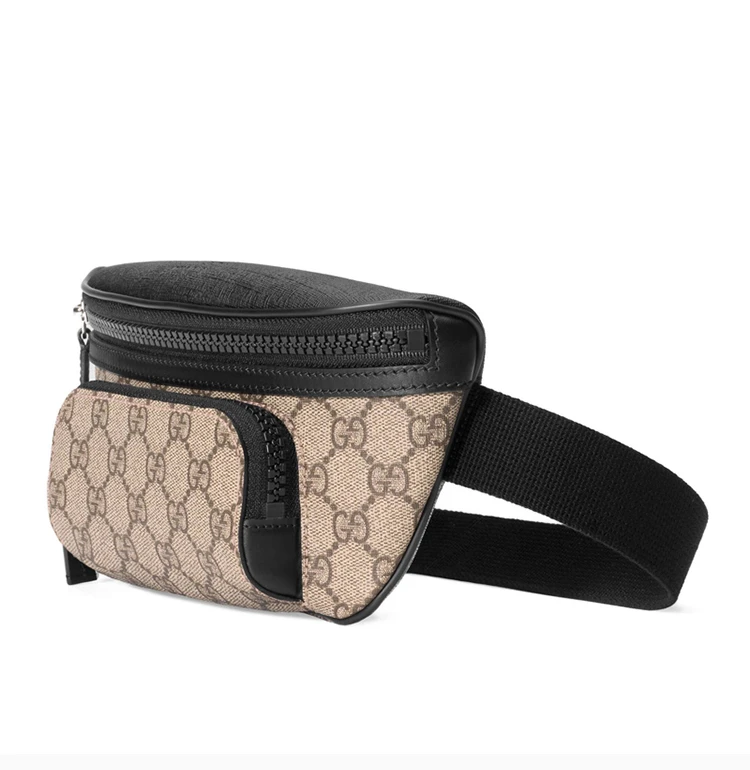 商品[国内直发] Gucci|SS19 GUCCI 古驰 女士卡其色腰包 450946-KHNYX-9772,价格¥6385,第5张图片详细描述